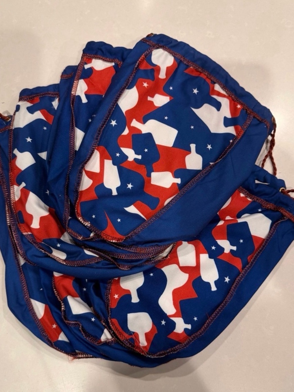 10 Limited Edition Red White & Blue Crown Royal Bags - Picture 3 of 5